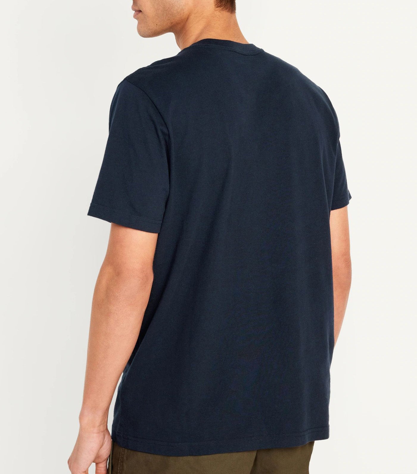 V-Neck T-Shirt For Men In The Navy