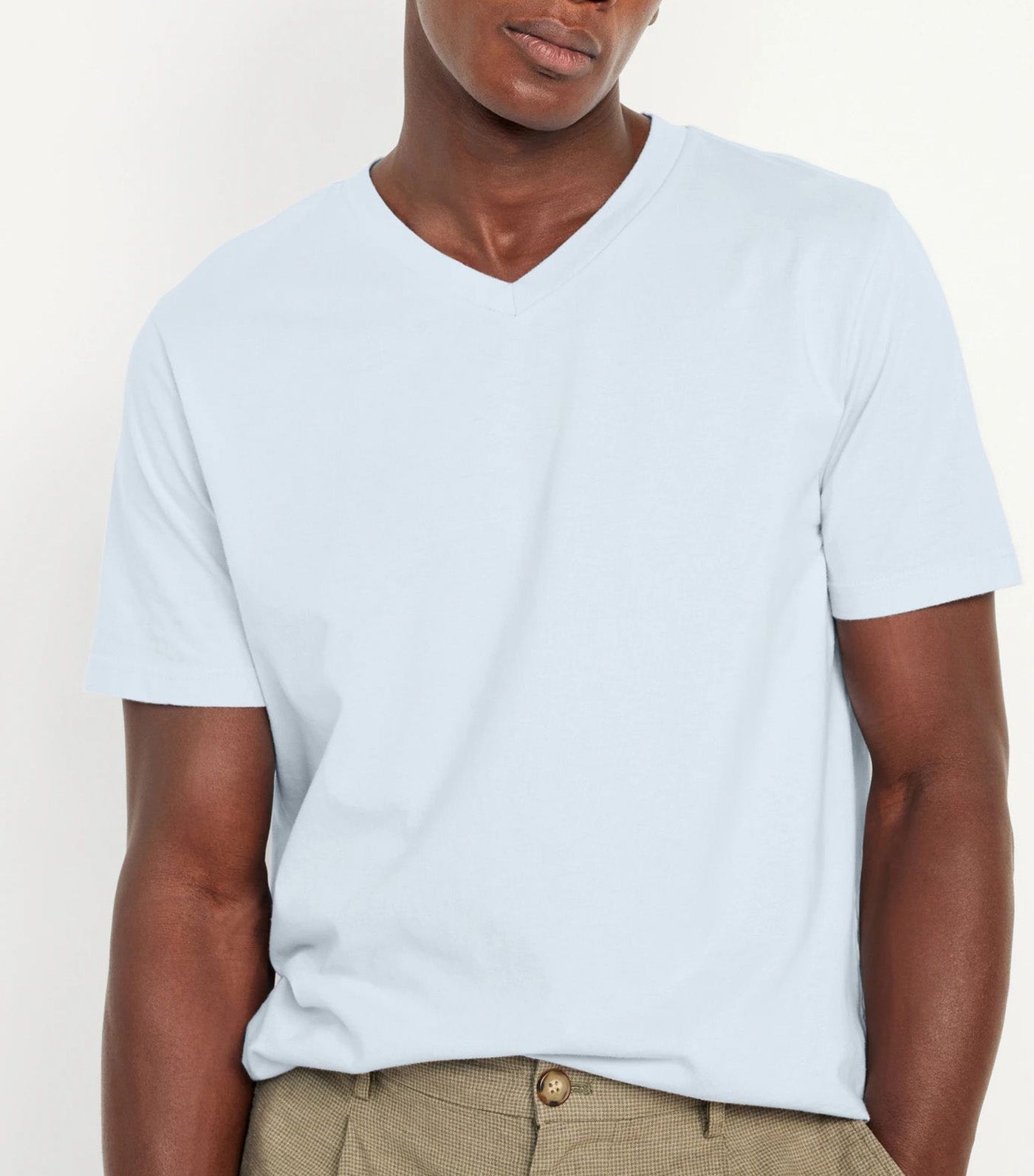 V-Neck T-Shirt For Men Microchip