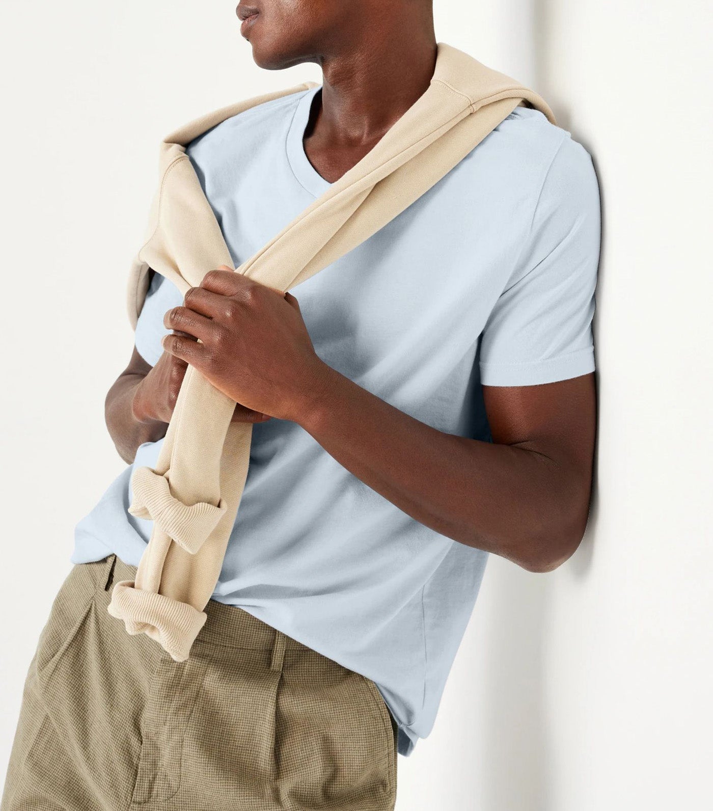 V-Neck T-Shirt For Men Microchip