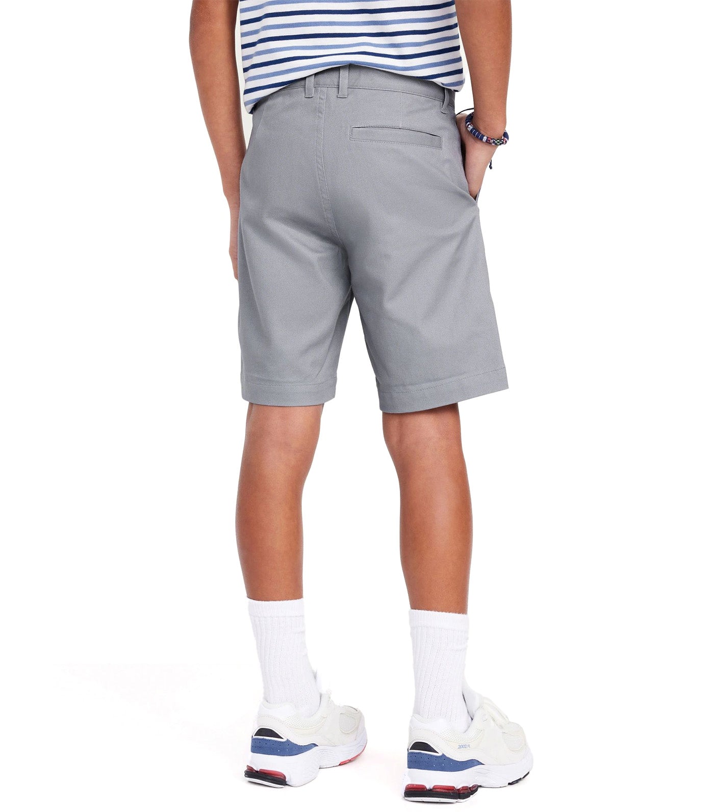 Twill Shorts for Boys (At Knee) - Cinder Smoke