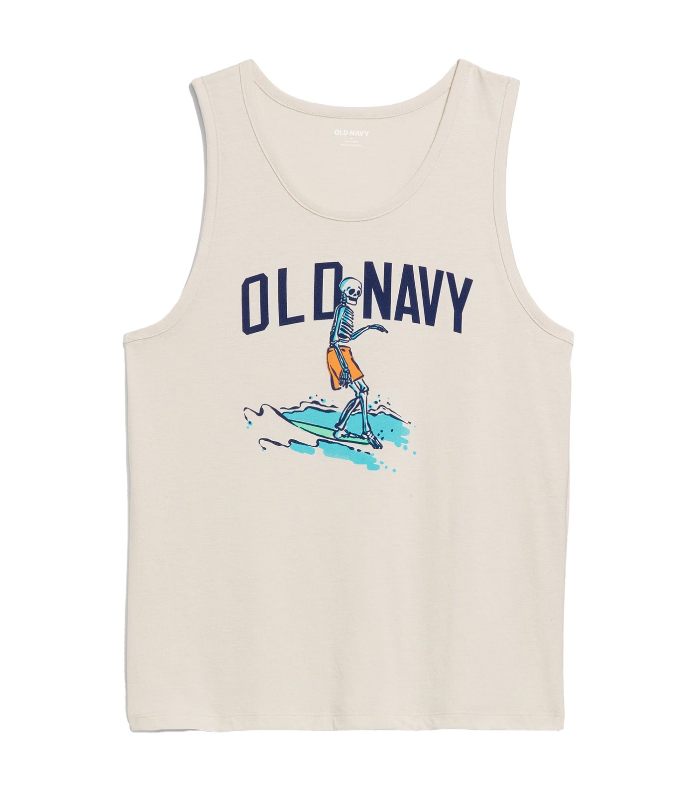 Logo Graphic Tank Top Silver Gray