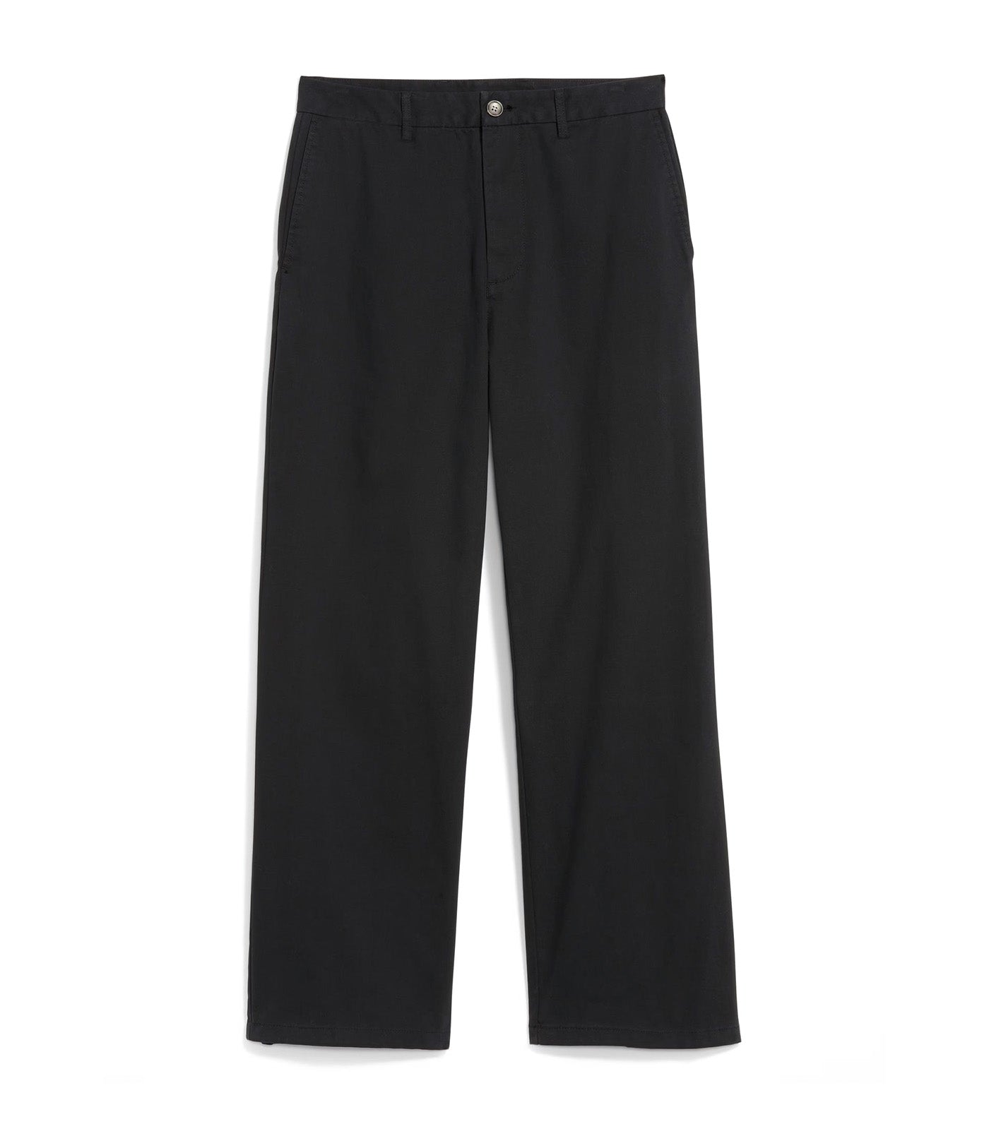 Baggy Built-In Flex Rotation Chino Pants for Men Black Jack