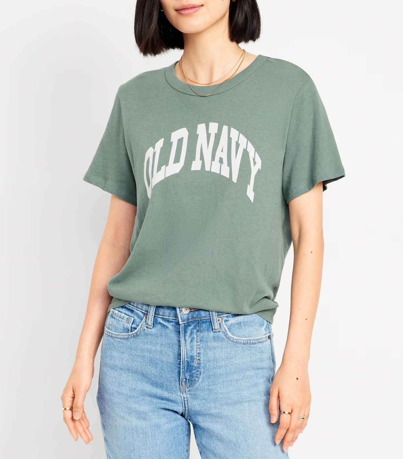 EveryWear Logo-Graphic T-Shirt Dried Herb