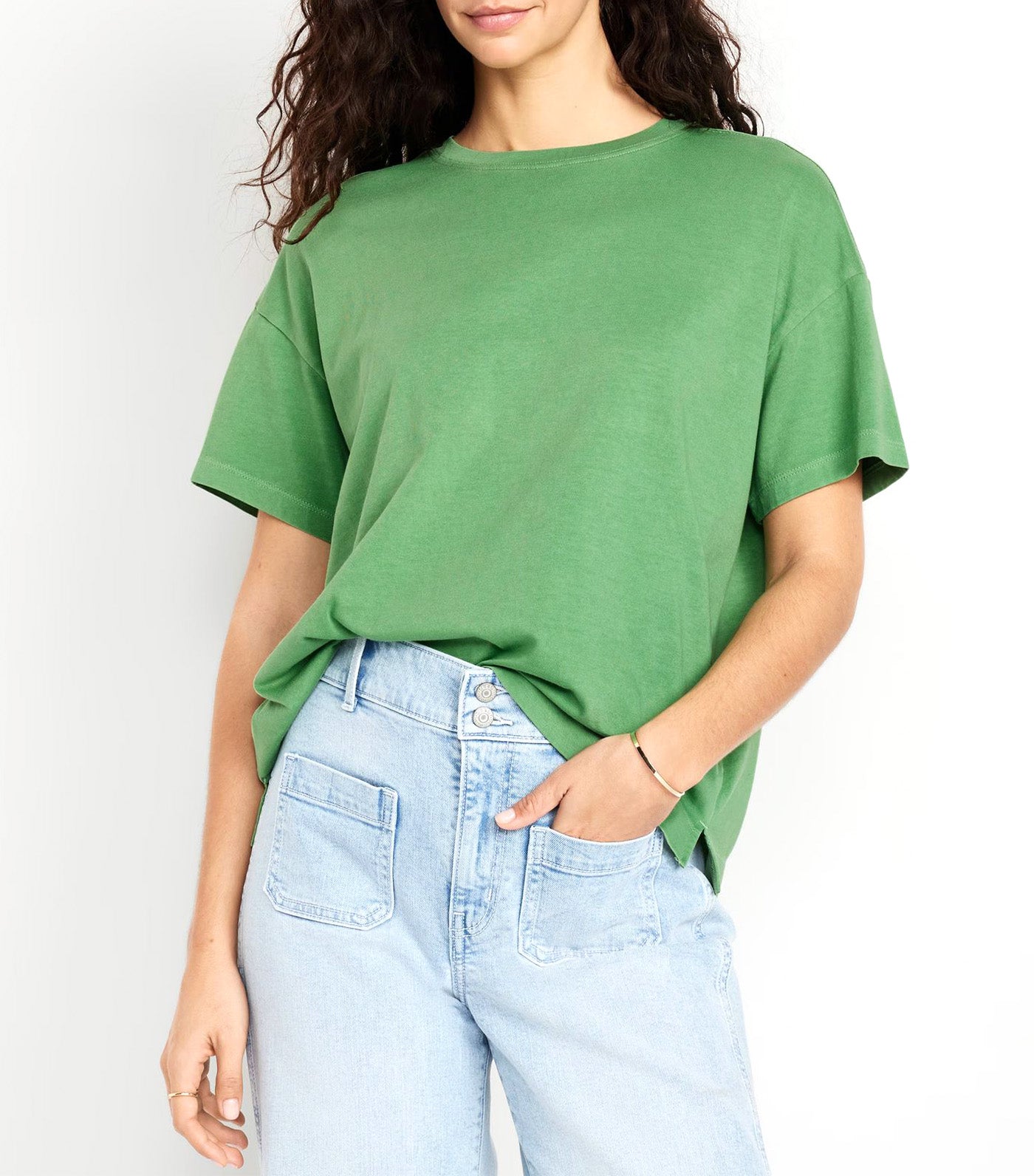 Vintage Crew-Neck T-Shirt for Women