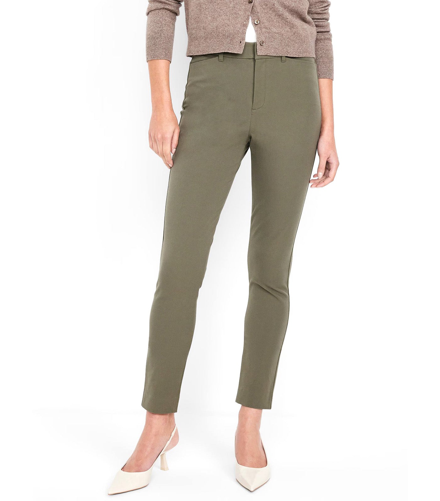 High-Waisted Pixie Skinny Ankle Pants for Women