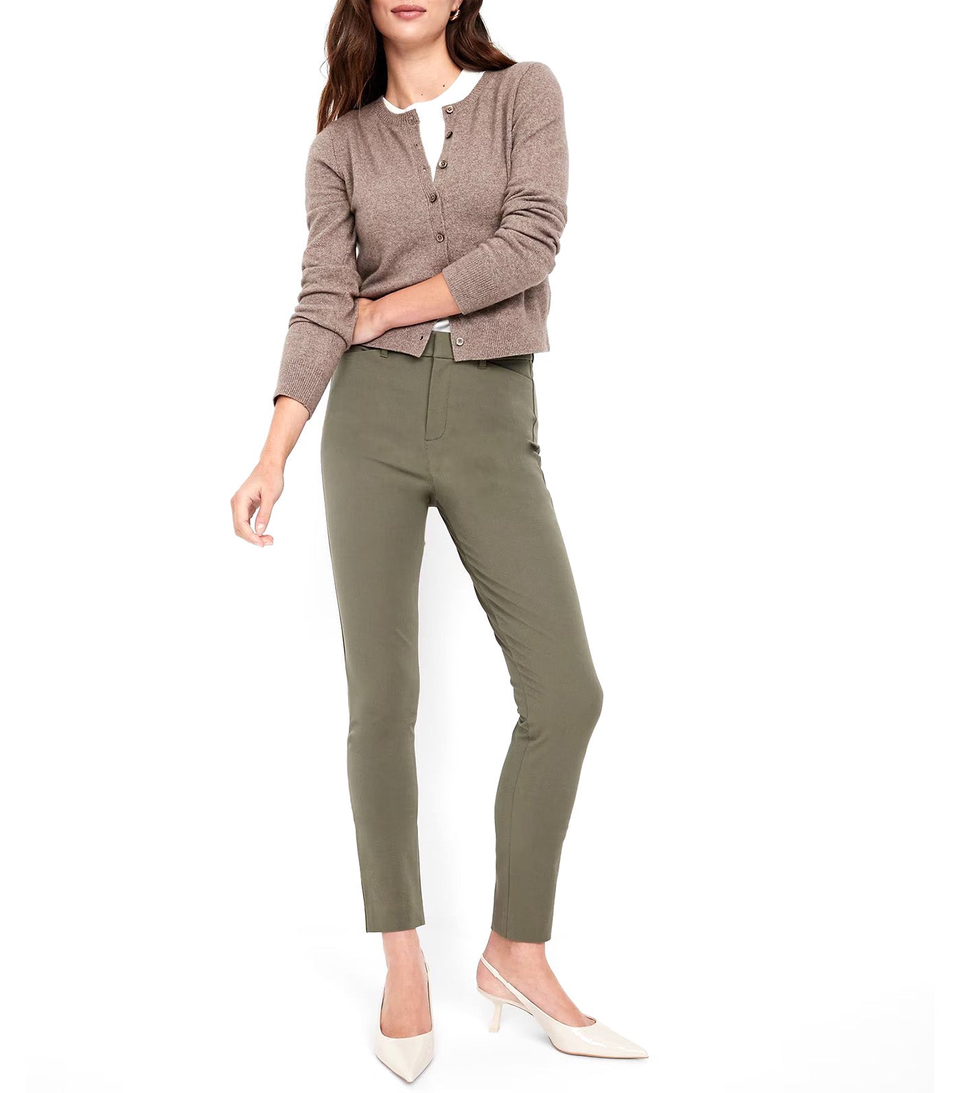 High-Waisted Pixie Skinny Ankle Pants for Women