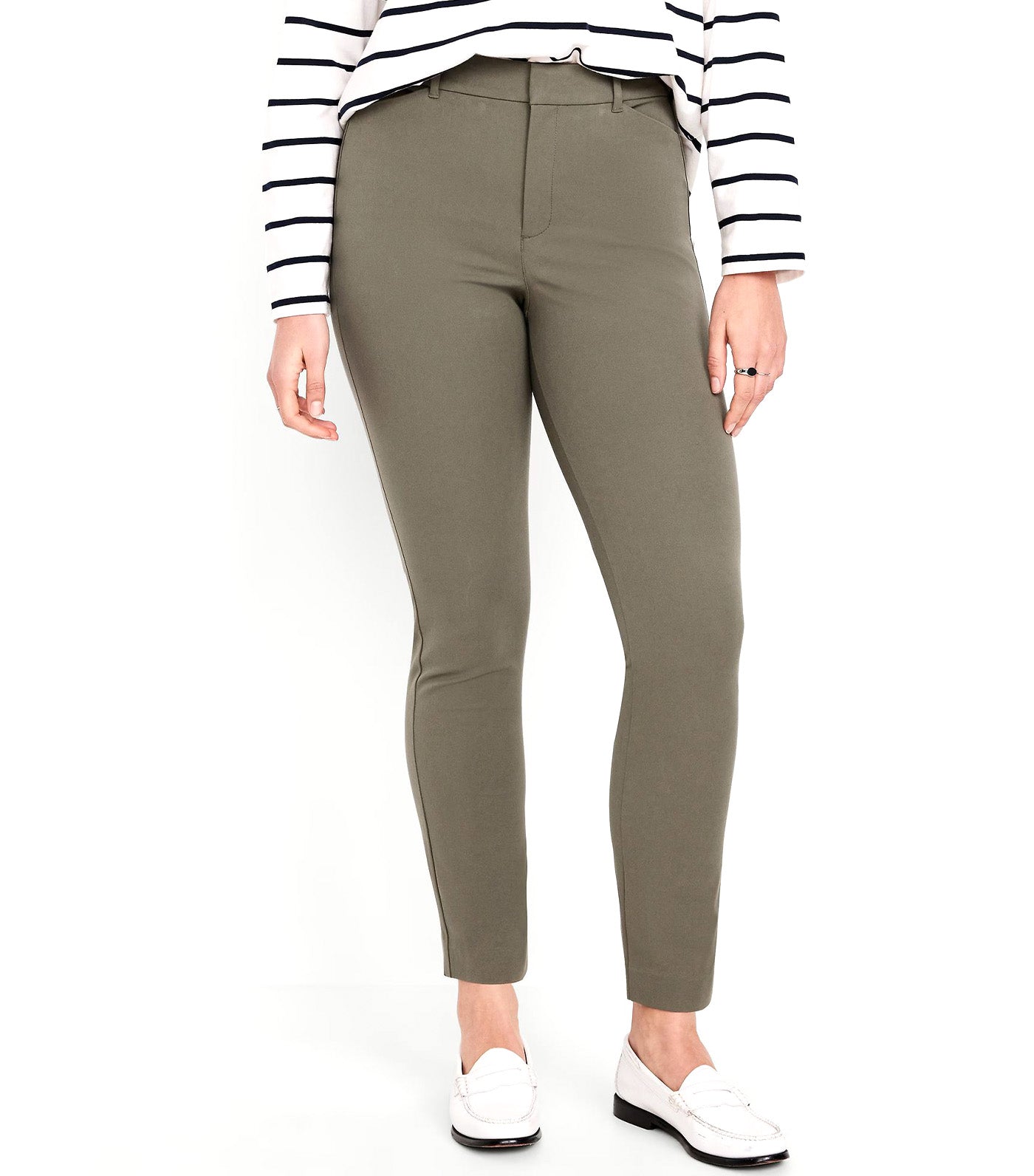 High-Waisted Pixie Skinny Ankle Pants for Women