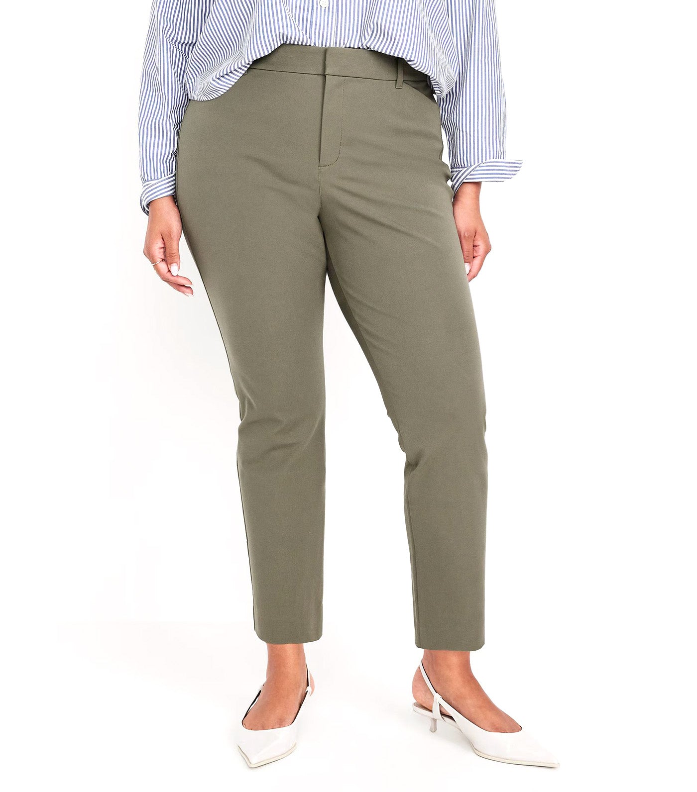 High-Waisted Pixie Skinny Ankle Pants for Women