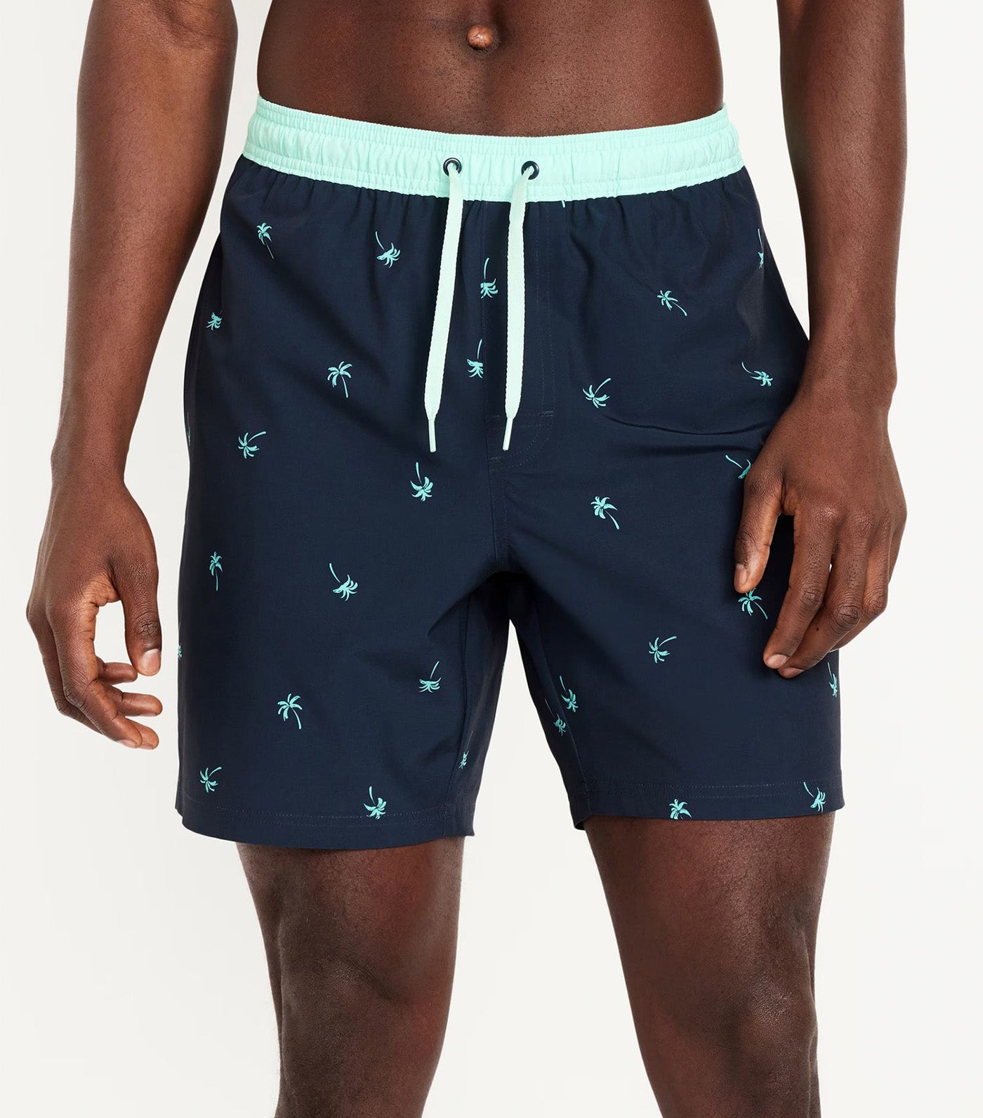 Swim Trunks -- 7-inch inseam for Men Palm Green