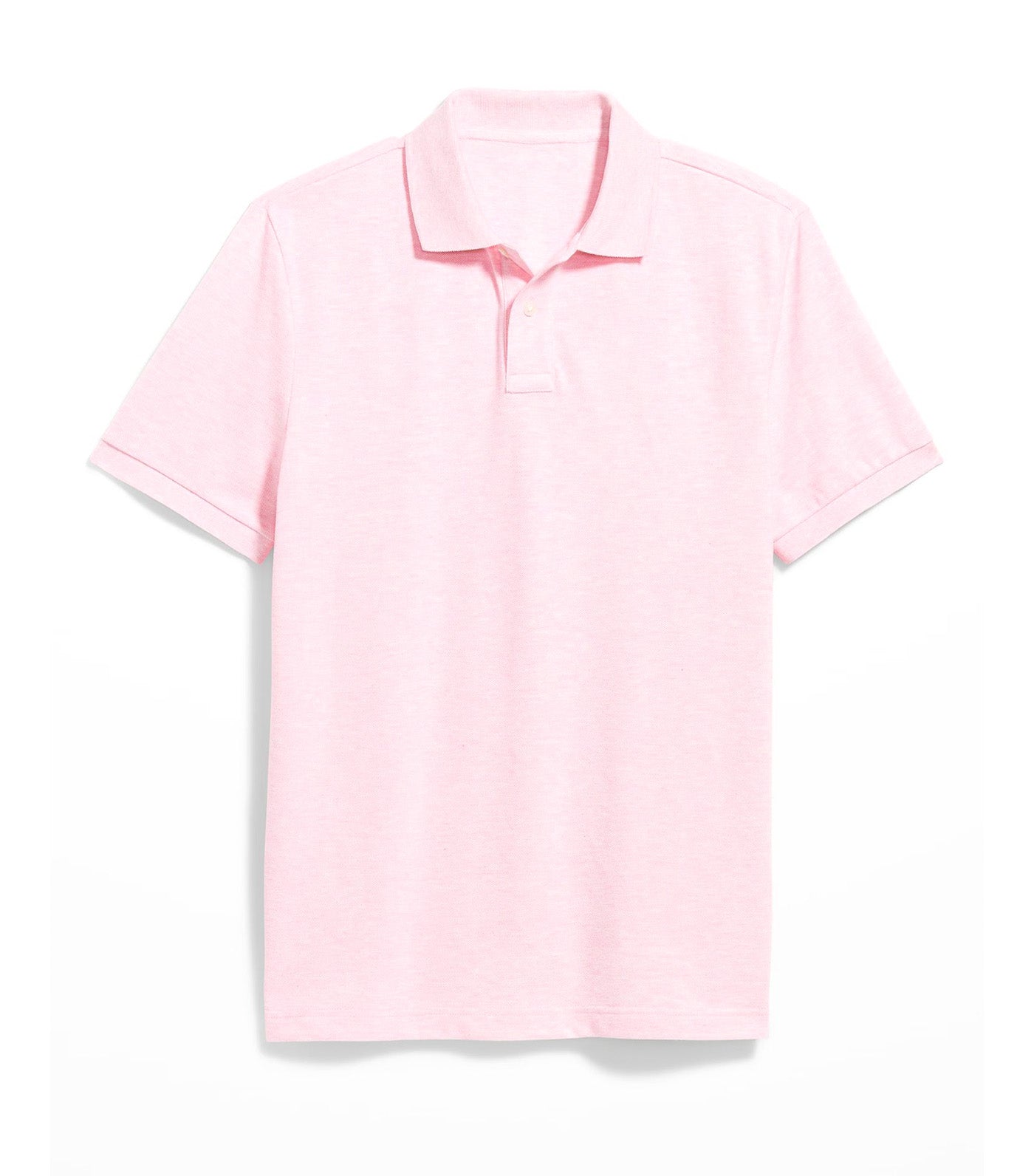 Uniform Pique Polo for Men Heather Pink