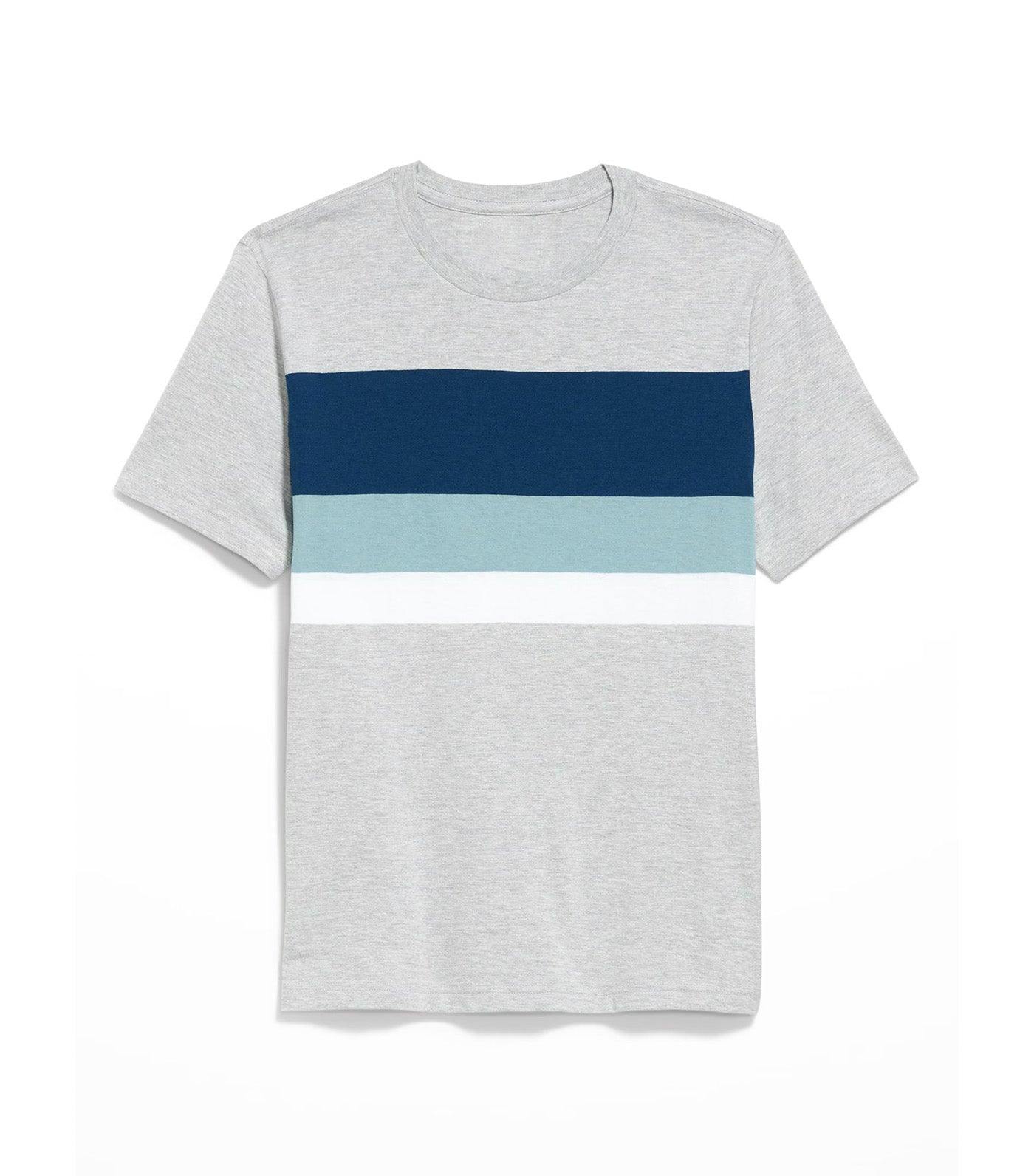 Crew-Neck Striped T-Shirt for Men O.N. Navy Stripe