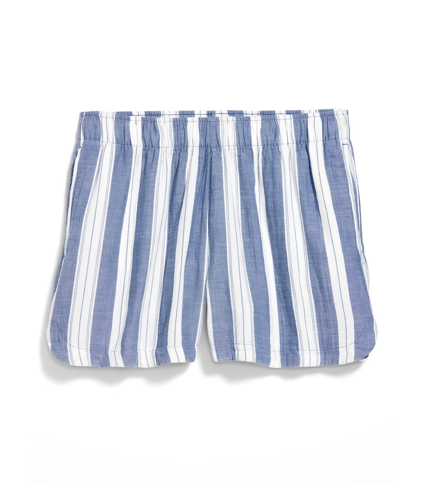 High-Waisted Crinkle Gauze Shorts - 4in Inseam for Women