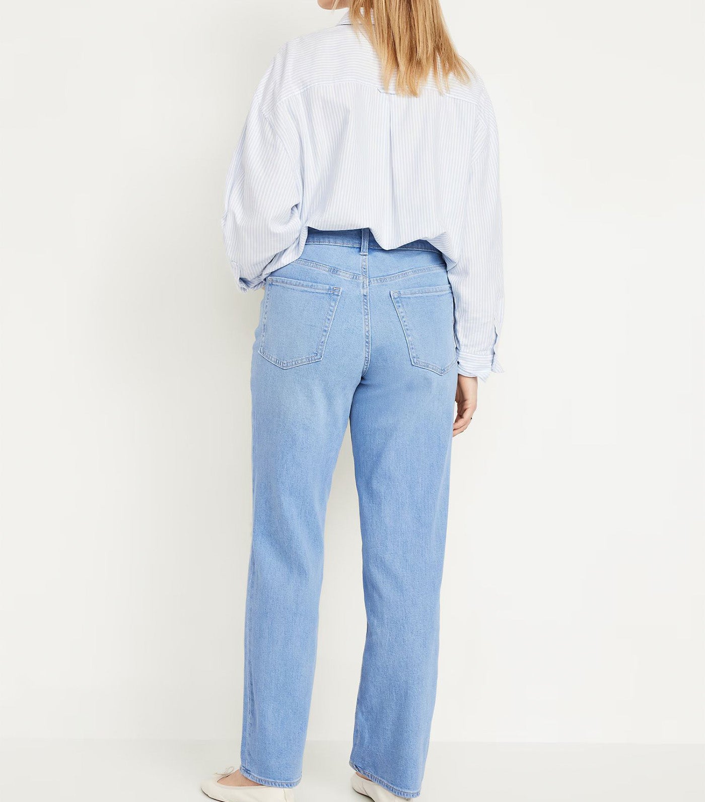 Women's High-Waisted OG Loose Ripped Jeans Zoe Lemon