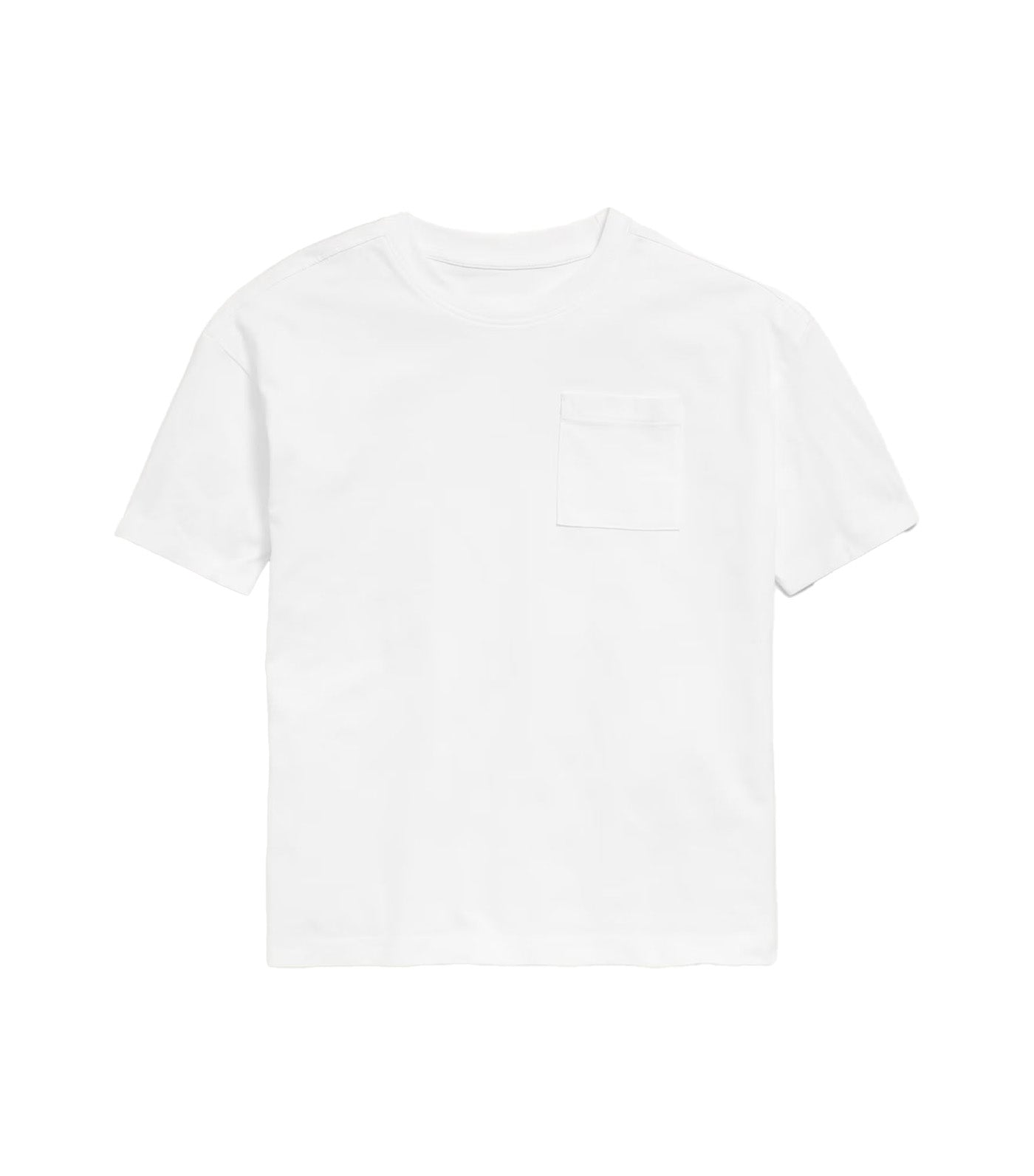 Oversized Short-Sleeve Pocket T-Shirt for Boys