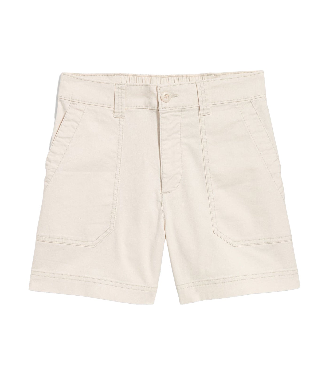 High-Waisted OGC Chino Shorts - 5in Inseam for Women Silver 2
