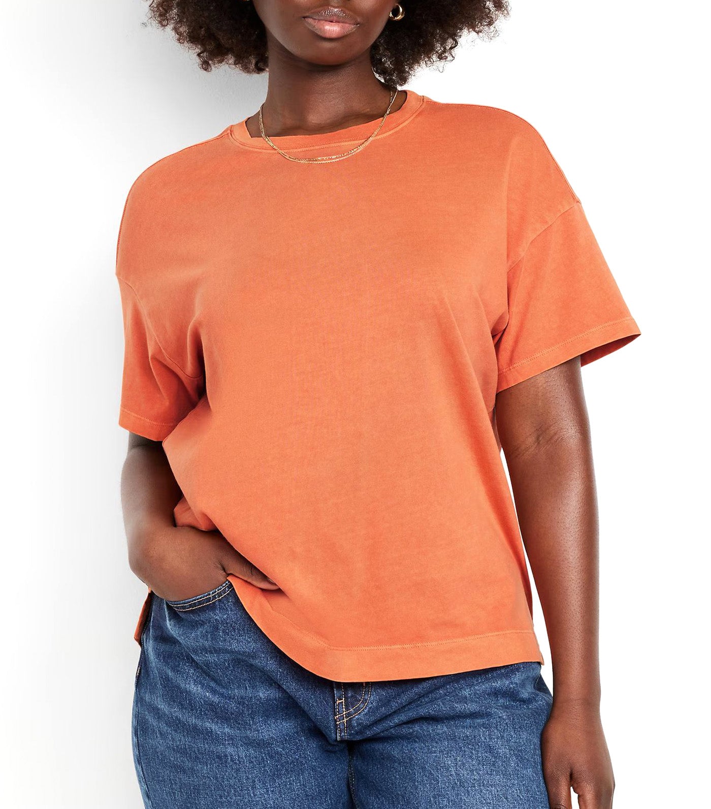 Vintage Crew-Neck T-Shirt for Women