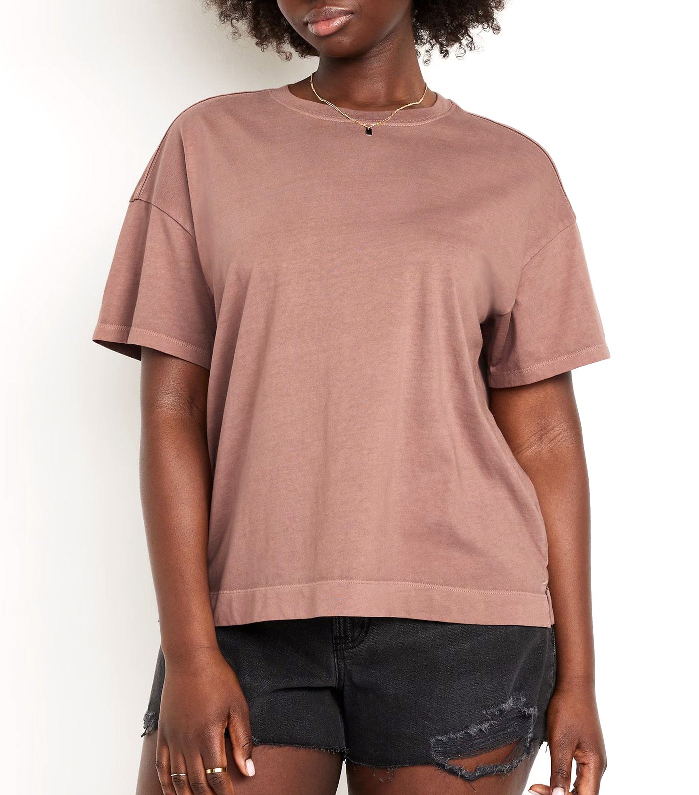 Vintage Crew-Neck T-Shirt for Women