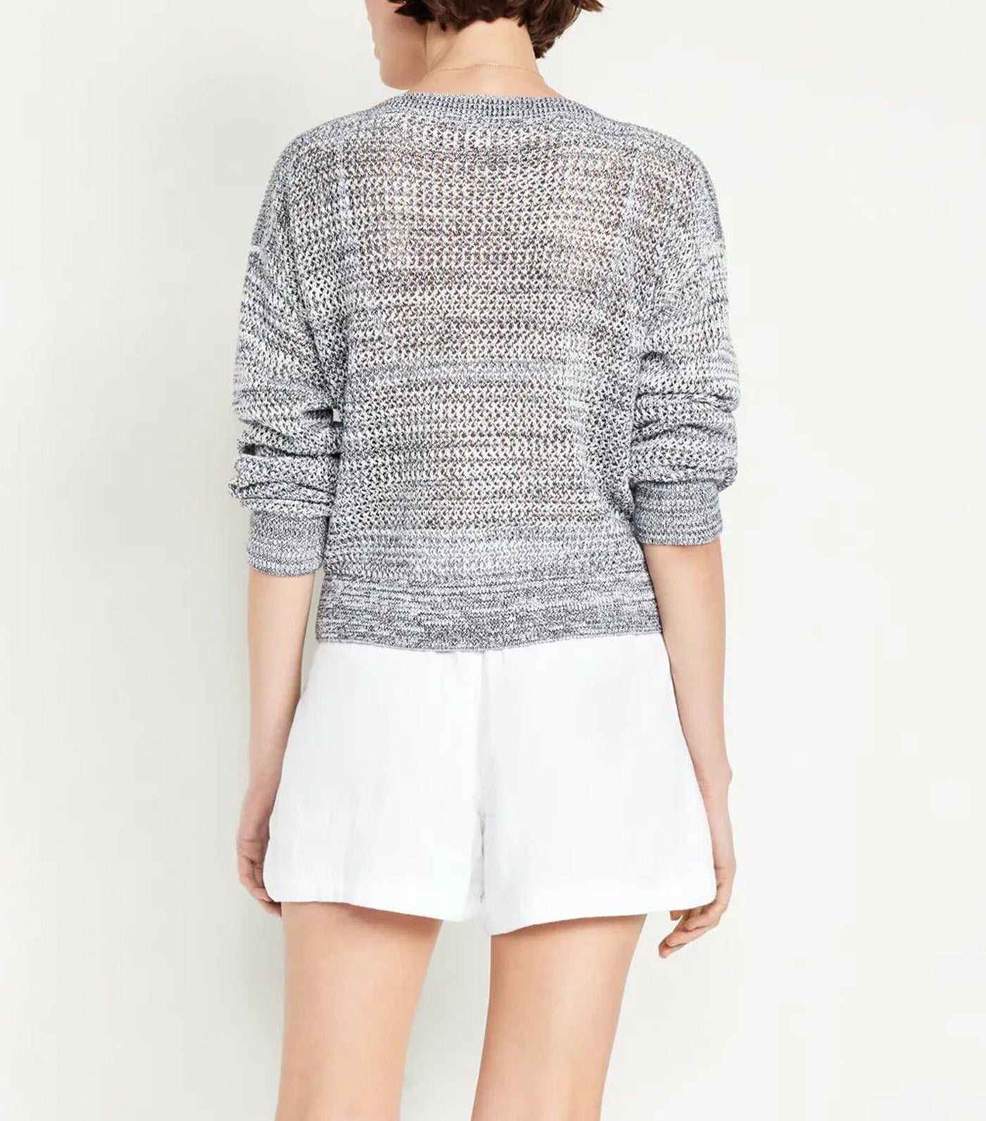 High-Waisted Crinkle Gauze Shorts - 4in Inseam for Women