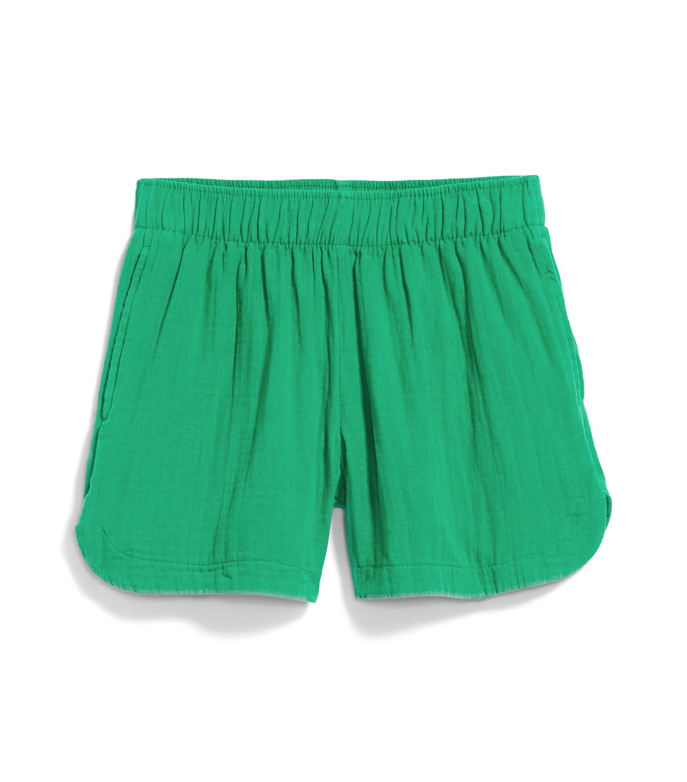 High-Waisted Crinkle Gauze Shorts - 4in Inseam for Women