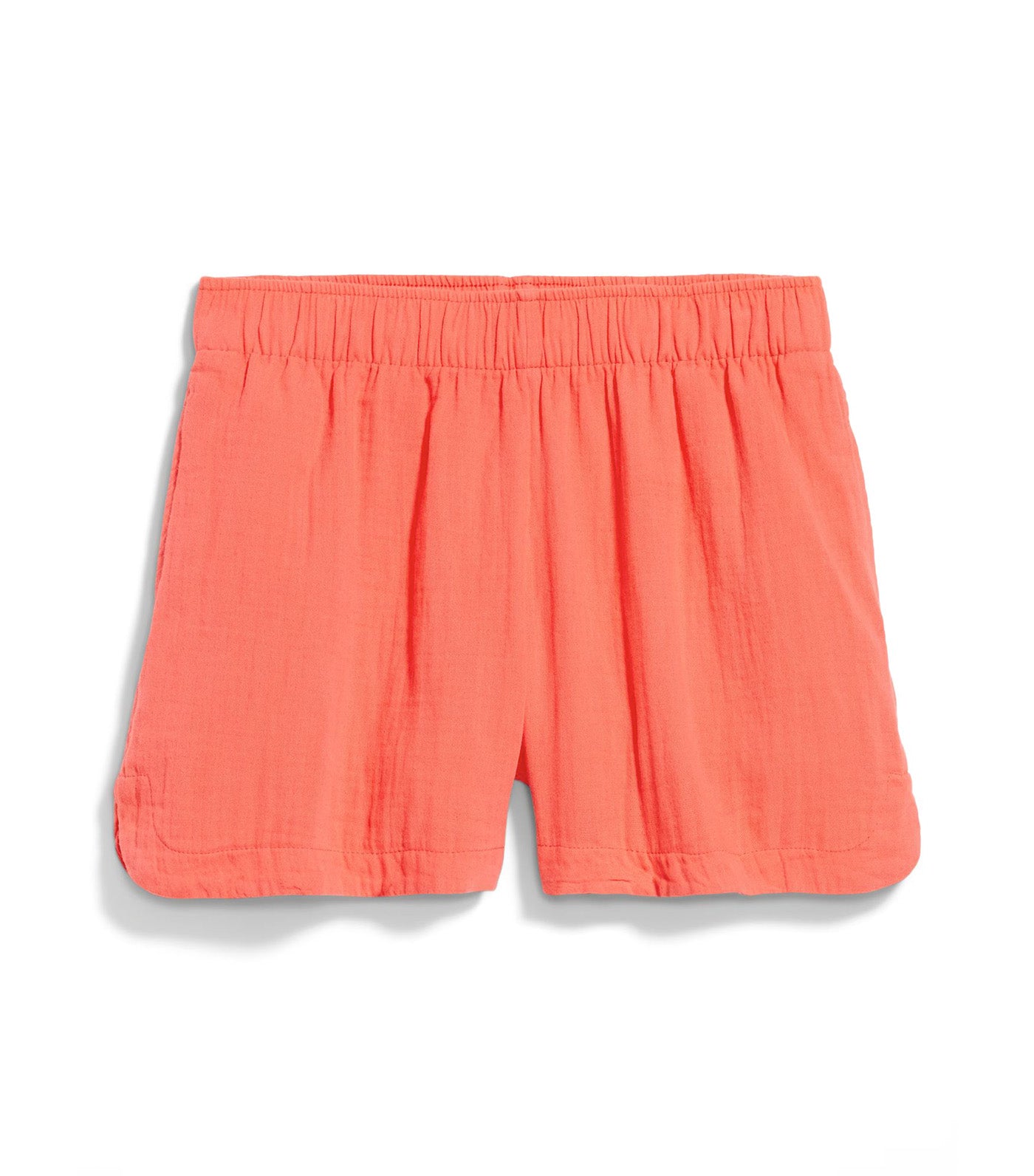 High-Waisted Crinkle Gauze Shorts - 4in Inseam for Women