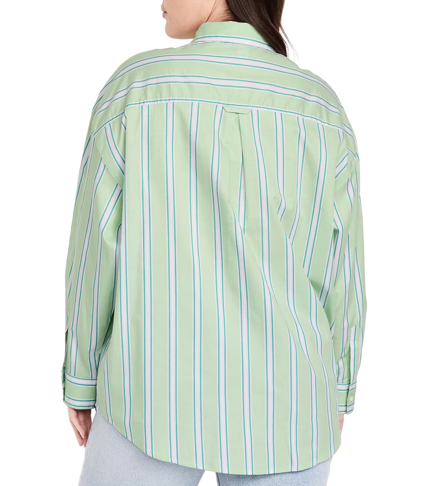 Women's Oversized Button-Down Boyfriend Shirt