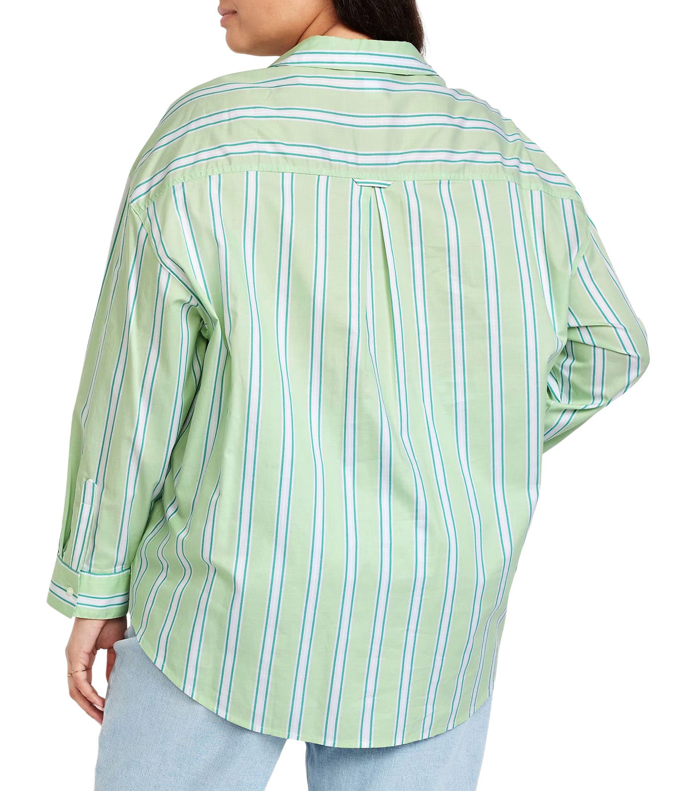 Women's Oversized Button-Down Boyfriend Shirt