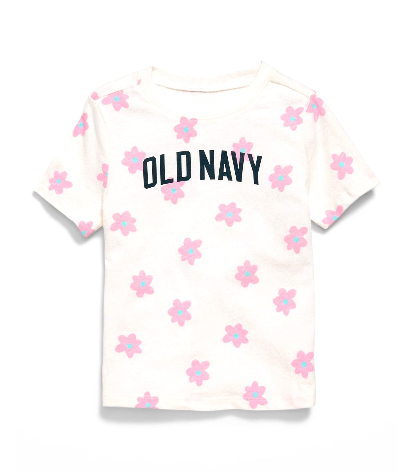 Short-Sleeve Logo Graphic T-Shirt for Toddler Girls Pink Daisy