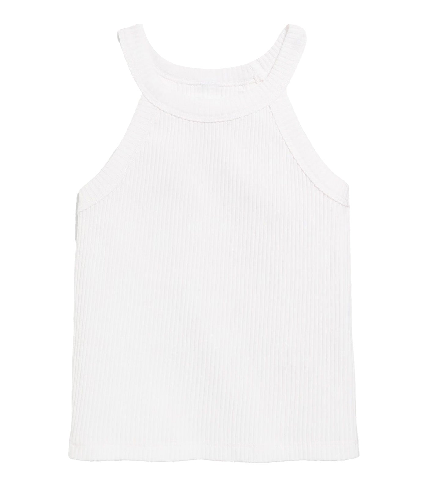 Fitted Ribbed Halter Tank Top for Toddler Girls