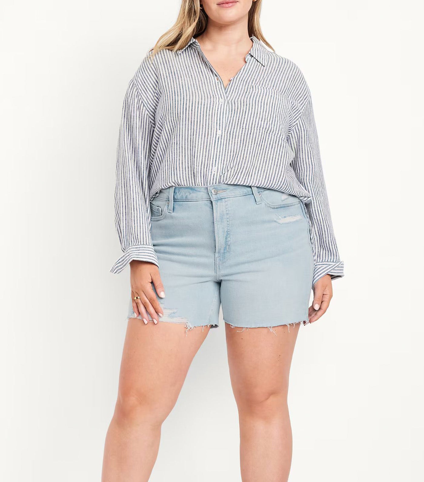 High-Waisted OG Jean Cut-Off Shorts - 5in Inseam for Women