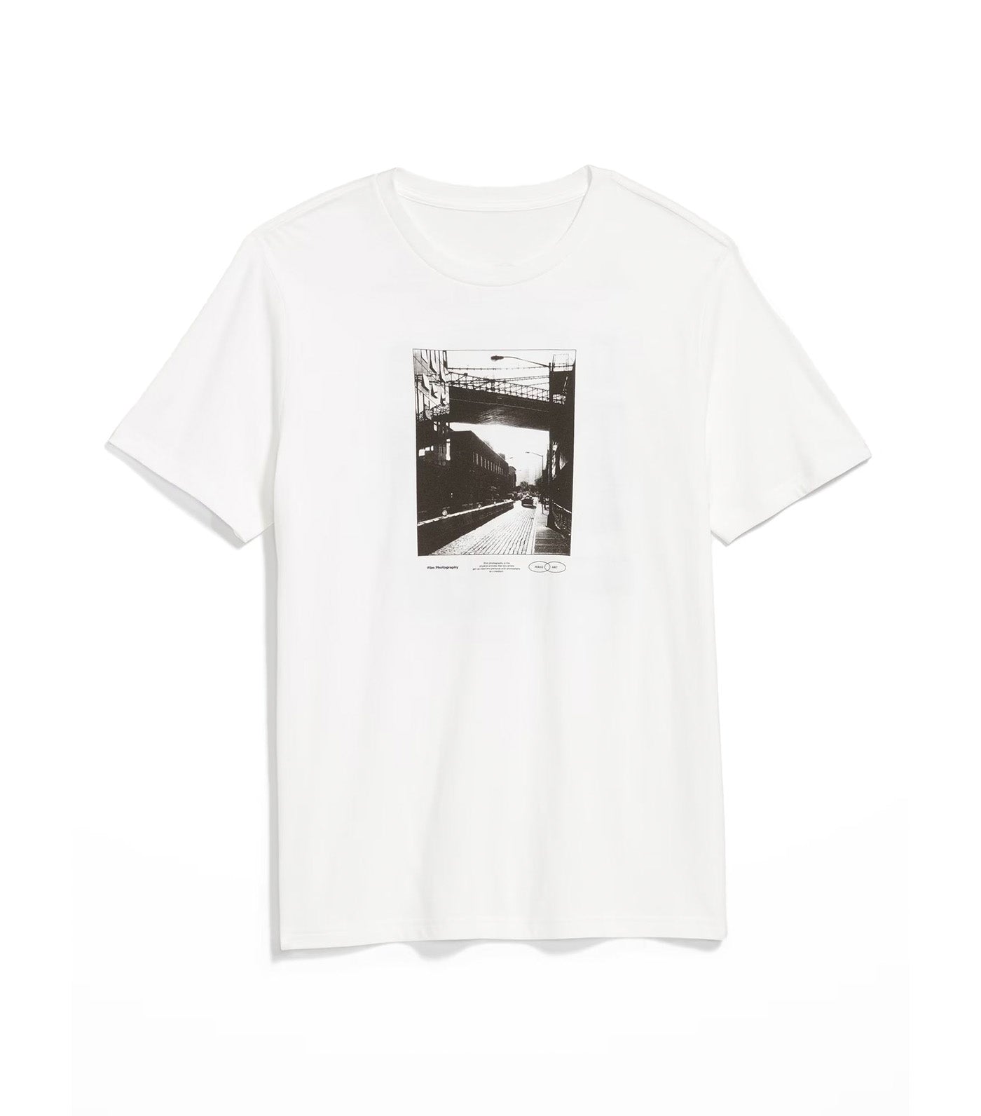 Crew-Neck Graphic T-Shirt for Men