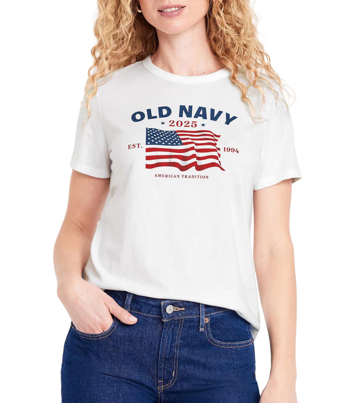 Flag-Graphic T-Shirt for Women