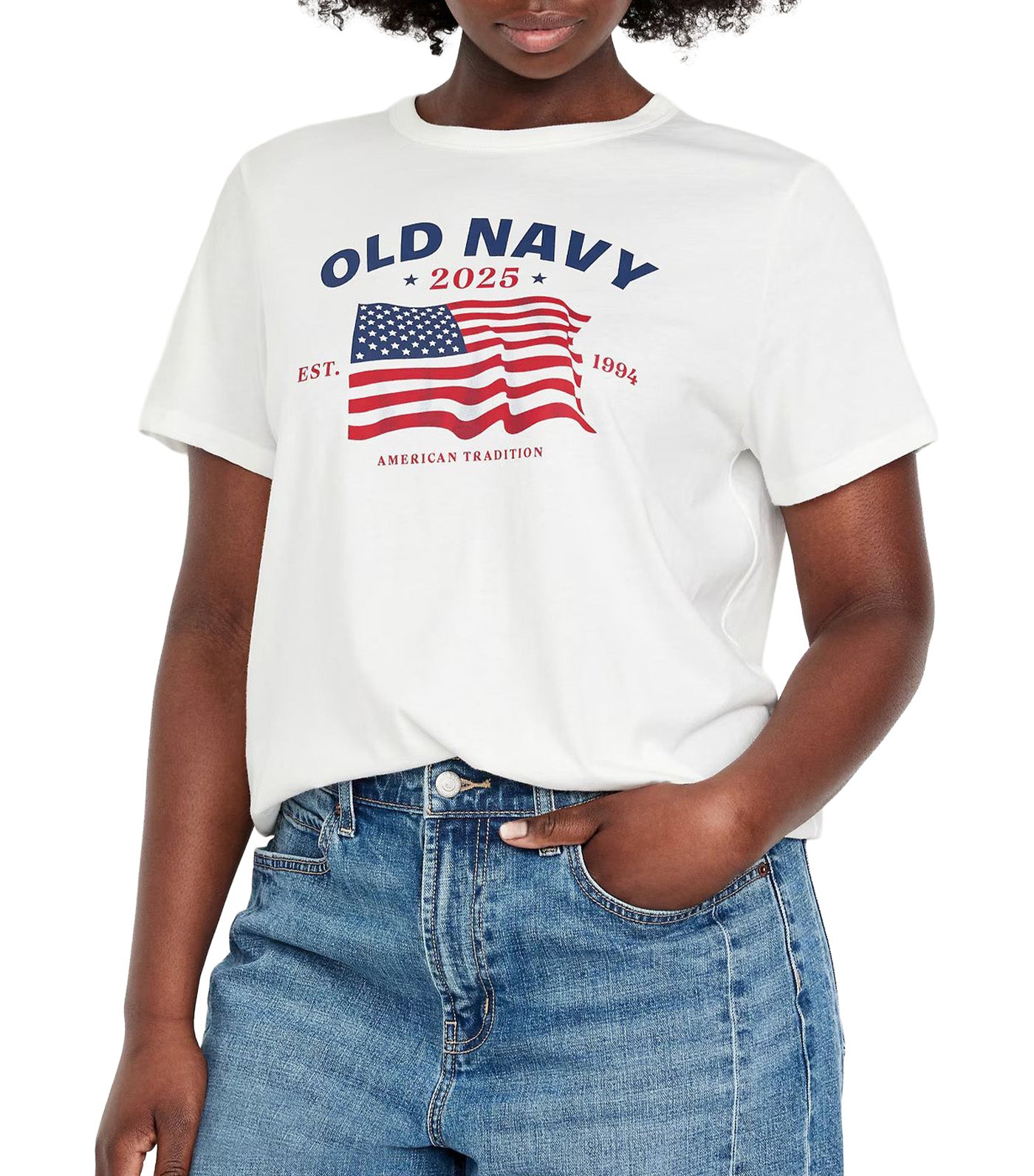 Flag-Graphic T-Shirt for Women