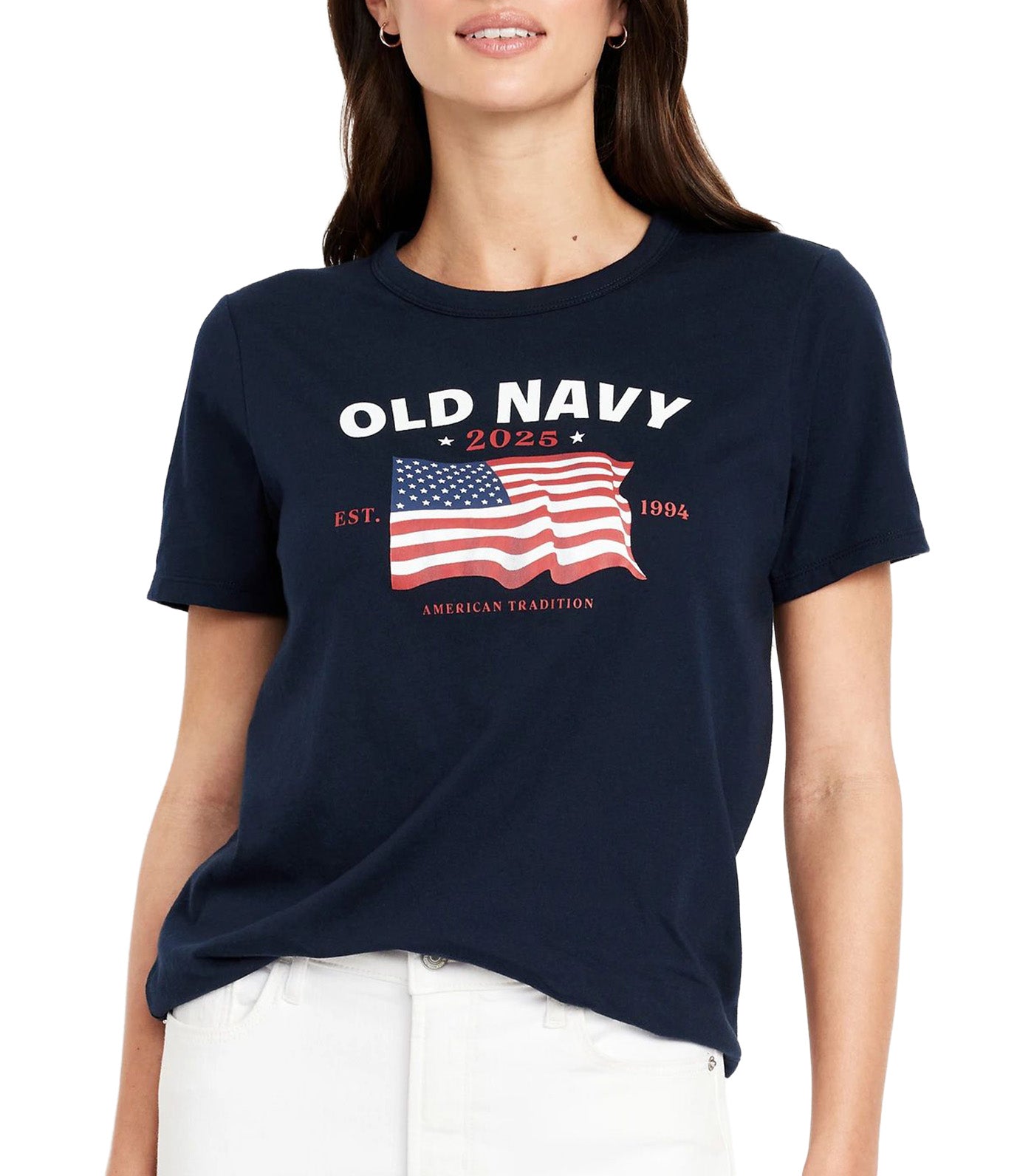 Flag-Graphic T-Shirt for Women