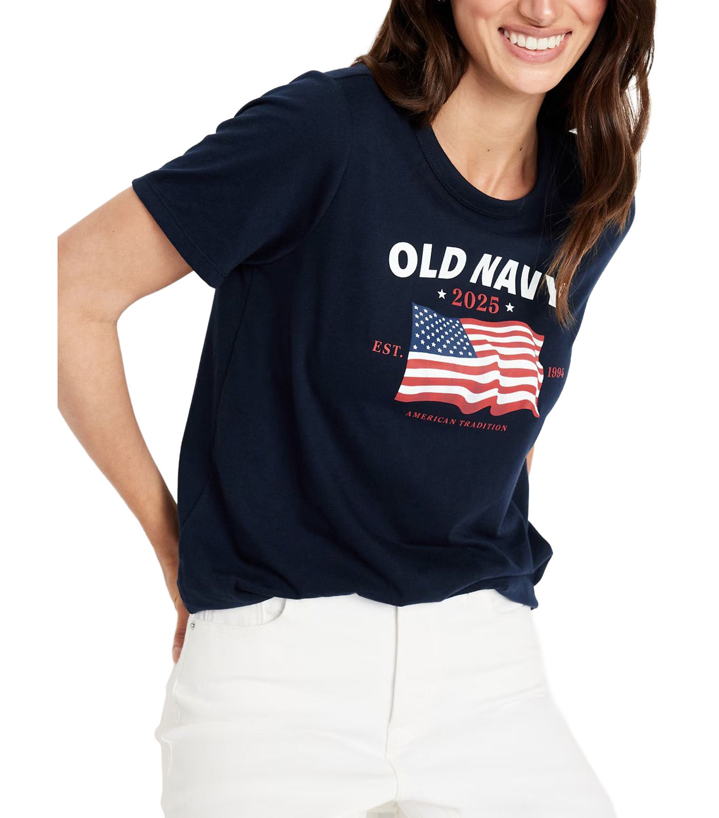 Flag-Graphic T-Shirt for Women