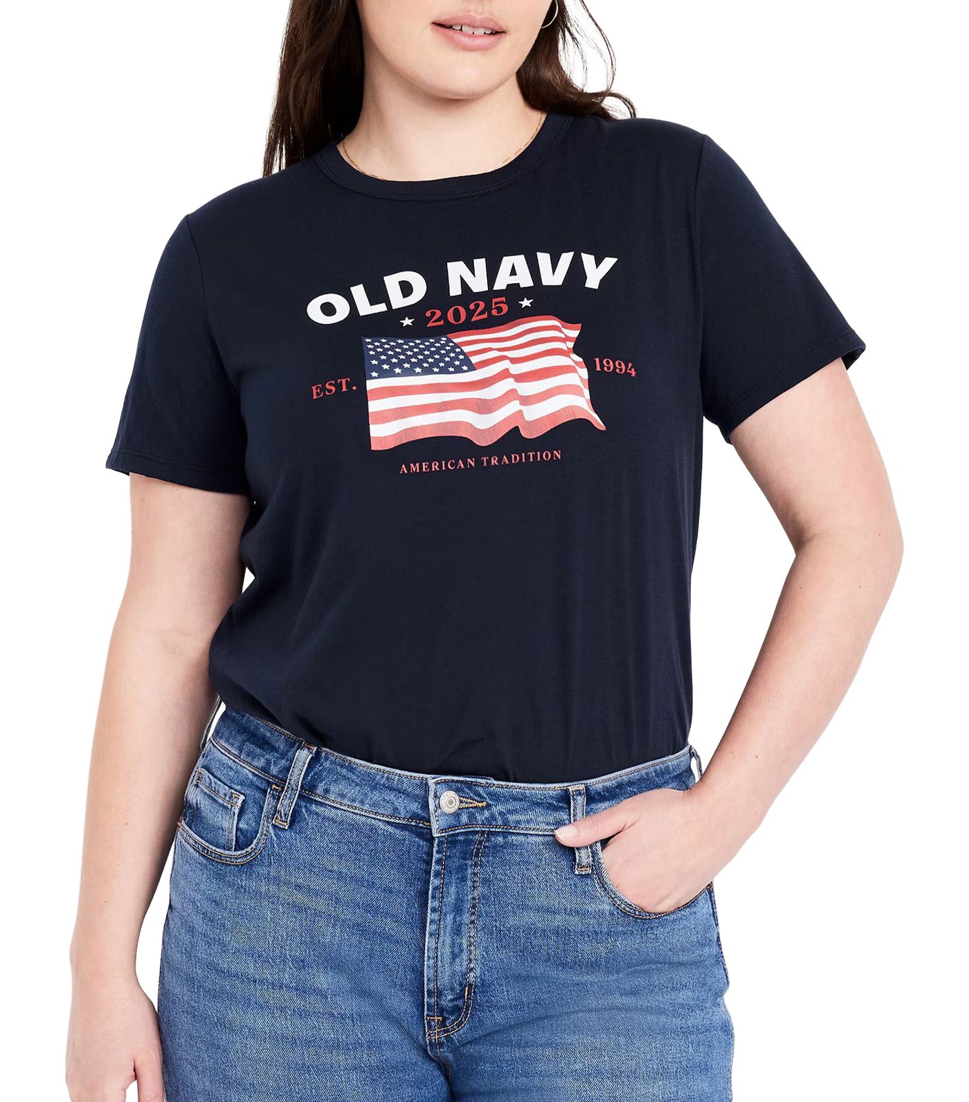 Flag-Graphic T-Shirt for Women