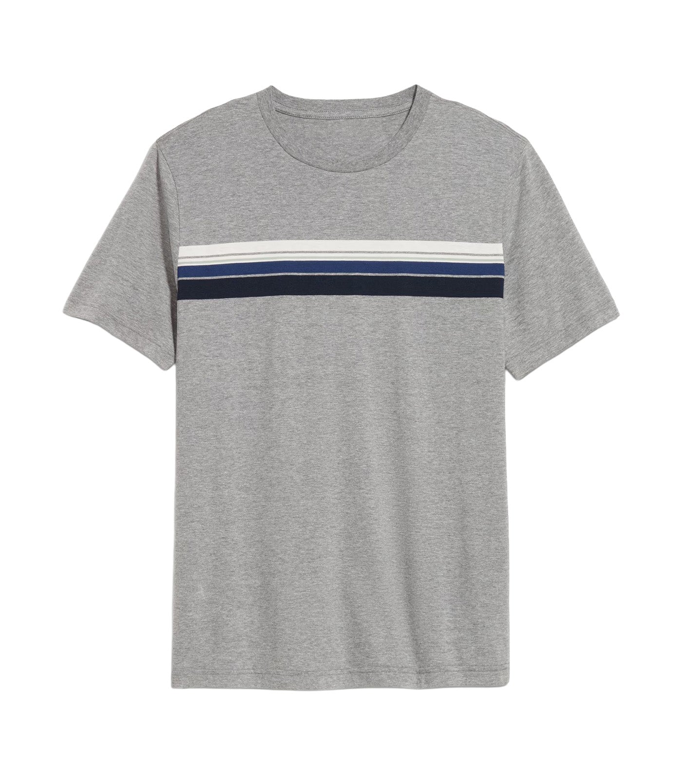 Crew-Neck Striped T-Shirt for Men