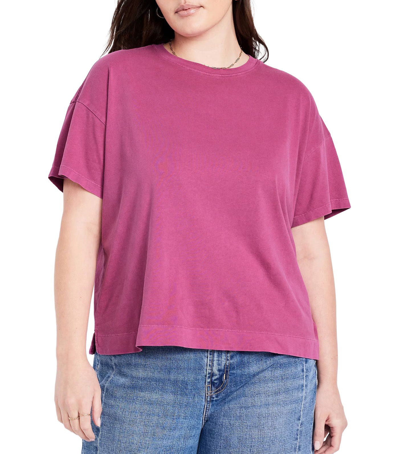 Vintage Crew-Neck T-Shirt for Women