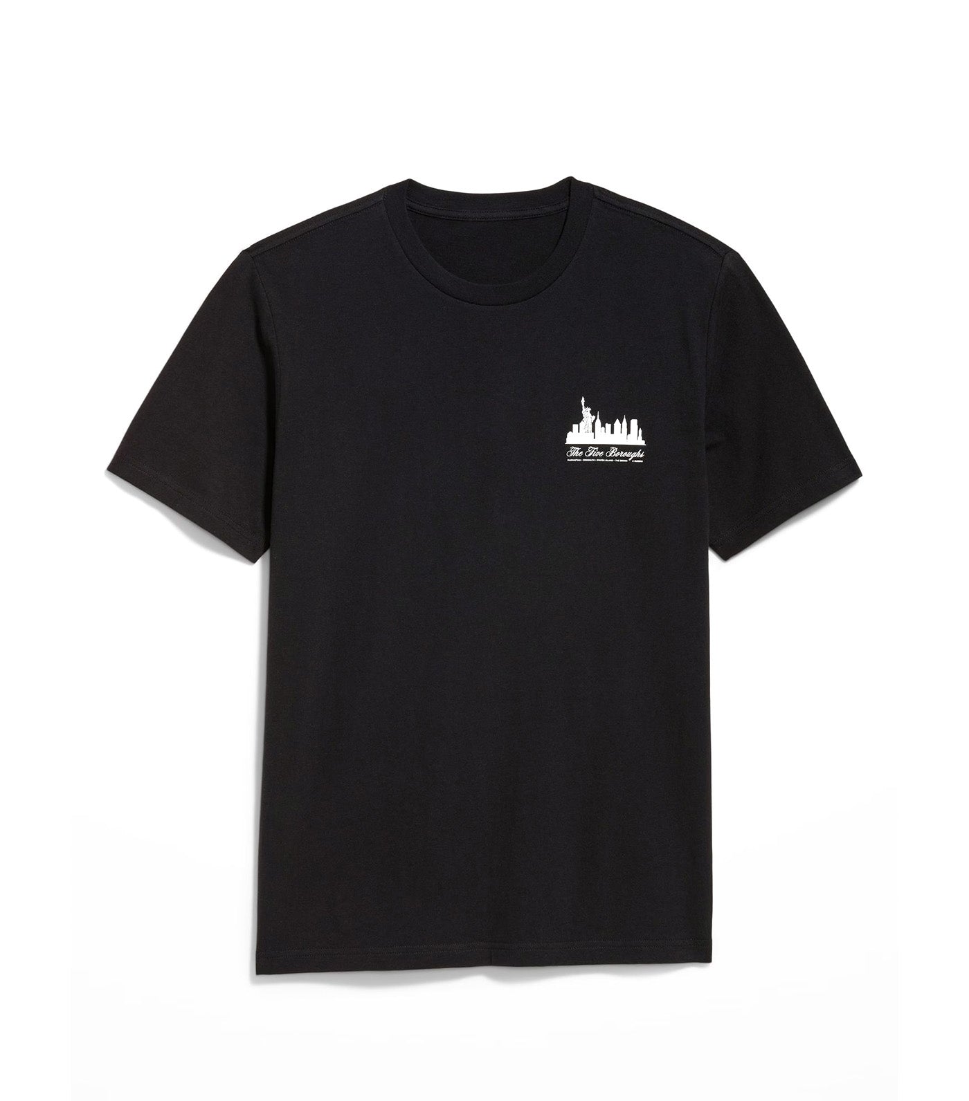 Crew-Neck Graphic T-Shirt for Men