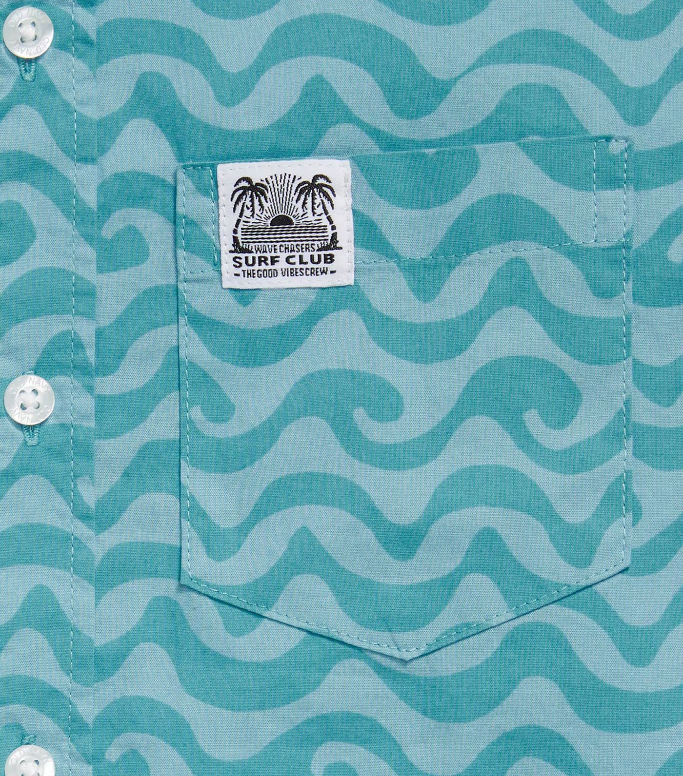 Printed Short-Sleeve Poplin Pocket Shirt for Boys