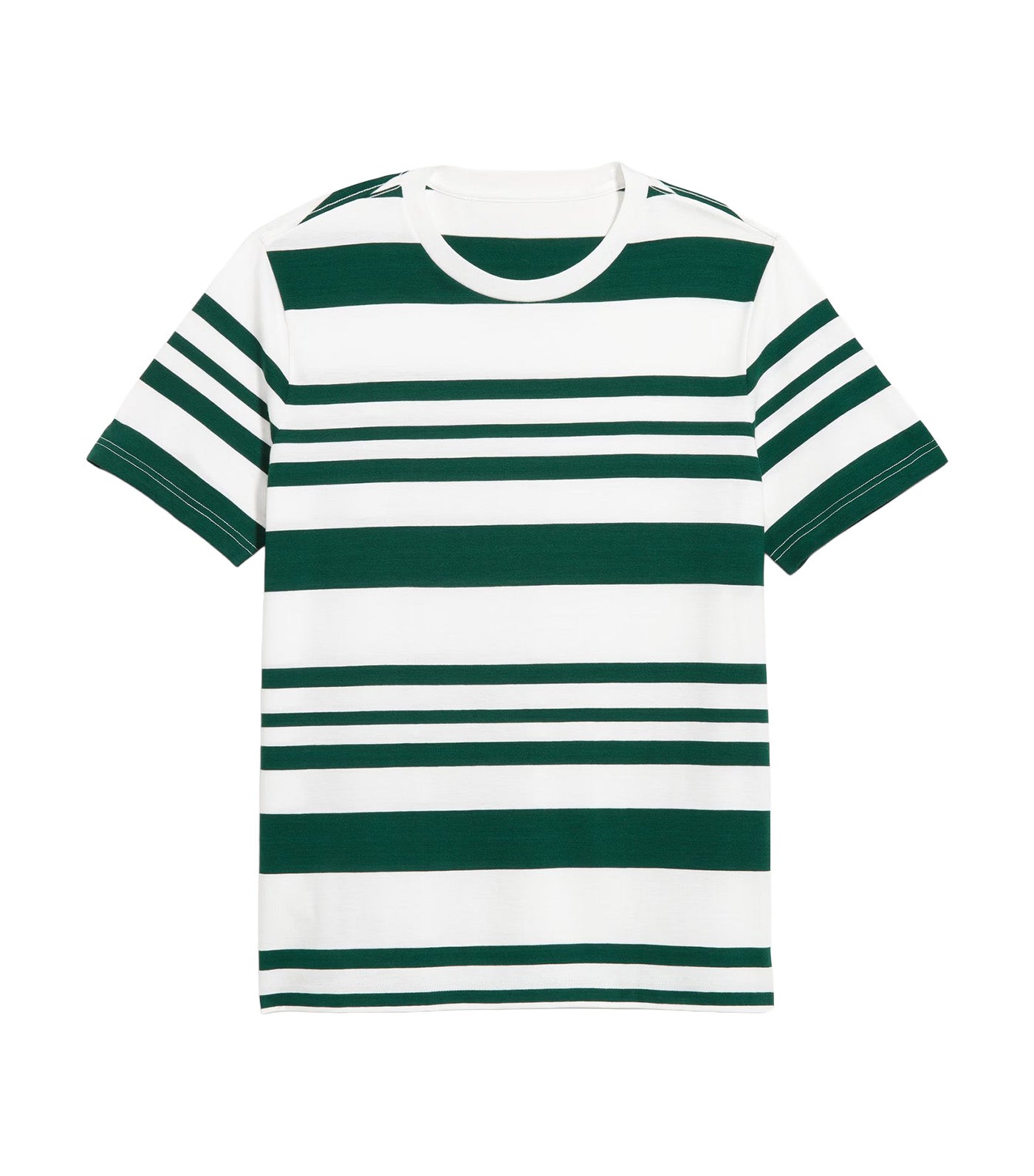 Crew-Neck Striped T-Shirt for Men