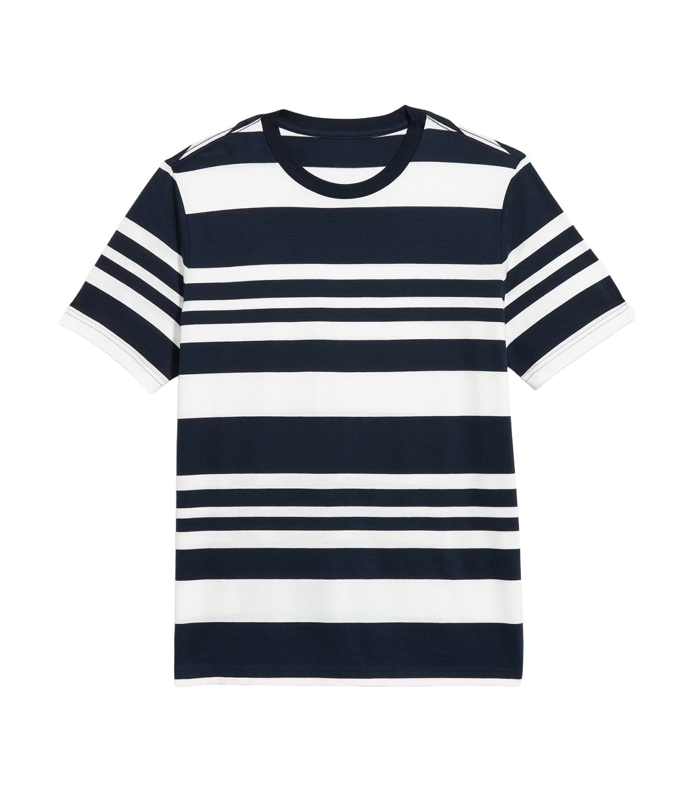Crew-Neck Striped T-Shirt for Men