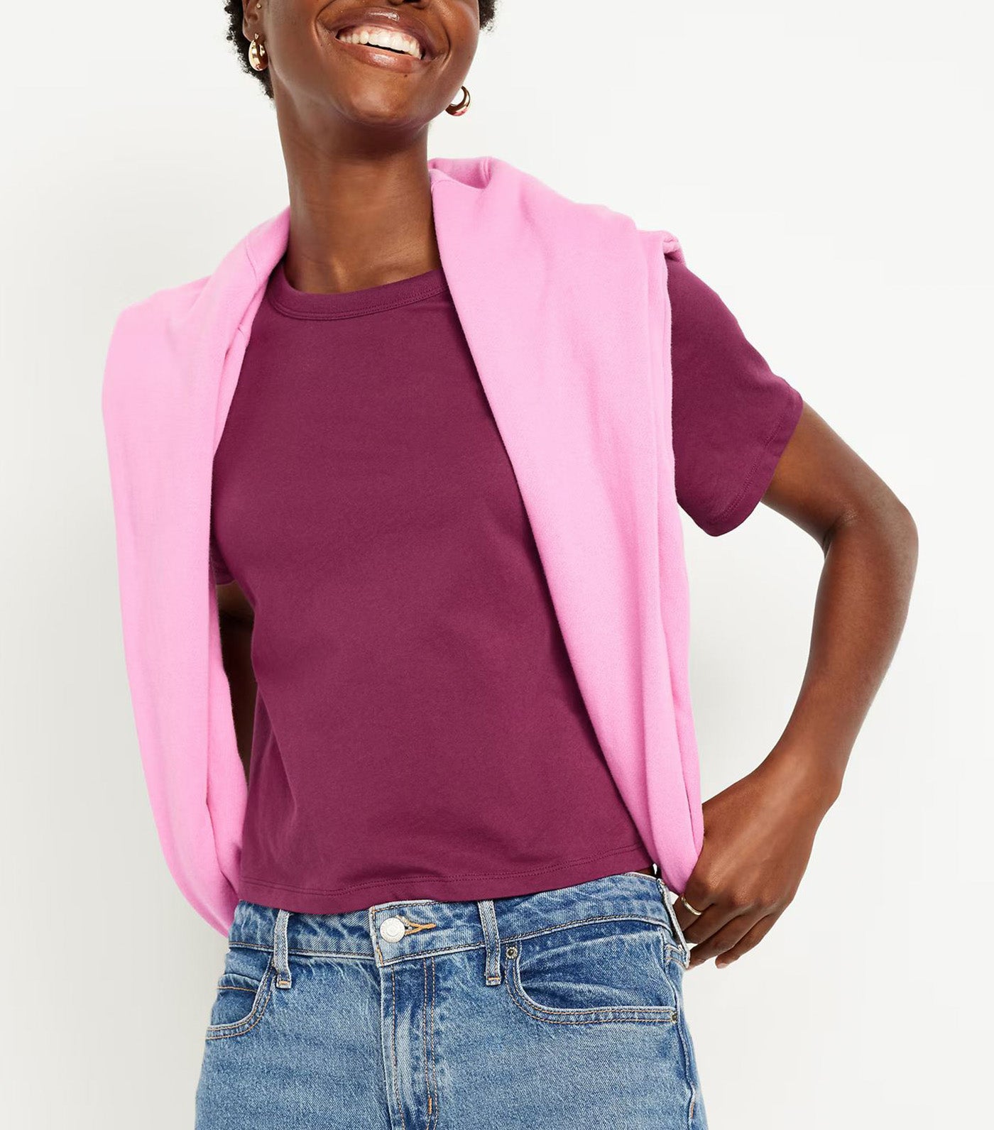 EveryWear Crop T-Shirt for Women