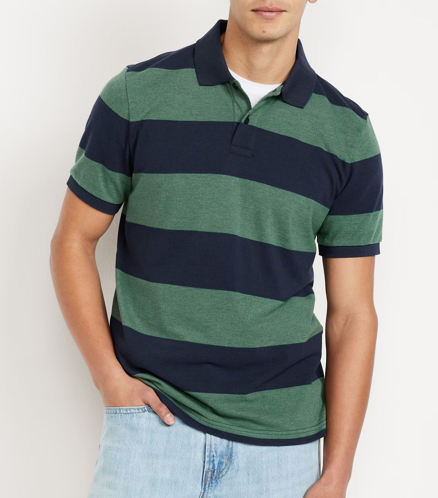 Classic Fit Pique Polo for Men