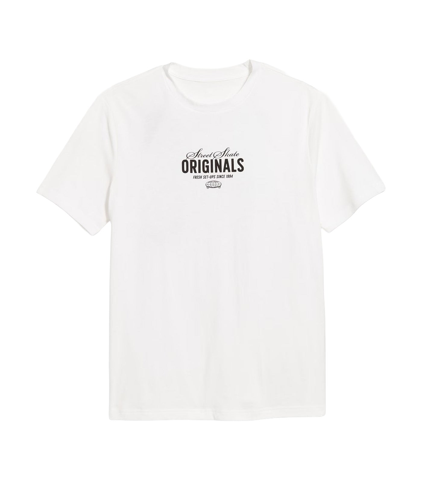 Crew-Neck Graphic T-Shirt for Men