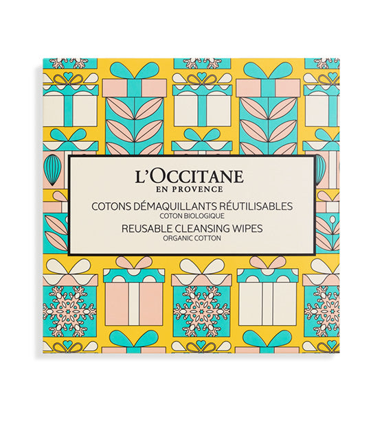 Complimentary L'Occitane Pouch, Reusable Face Wipes and a Shea Ultra Rich Body Cream 20ml