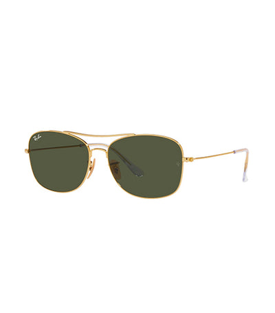 RB3799 Pillow Sunglasses Gold and Green