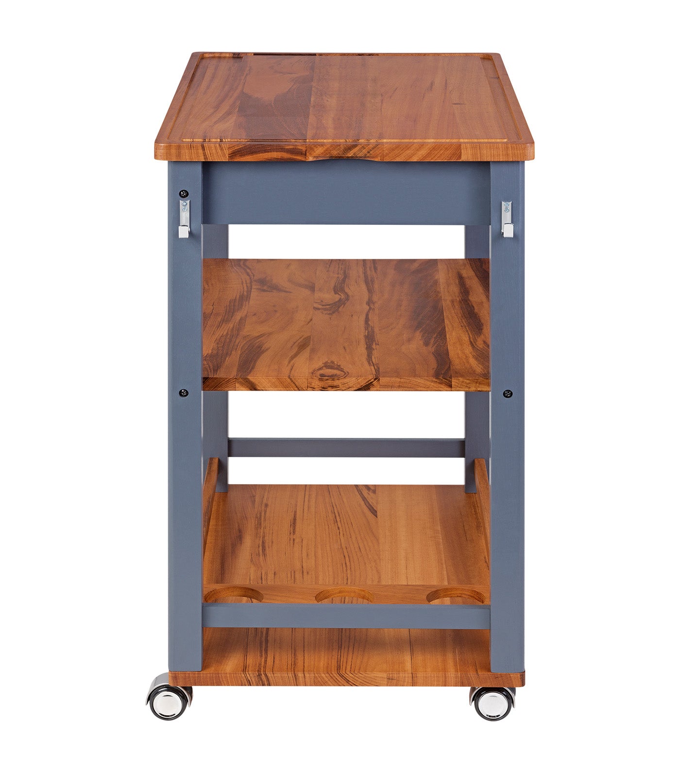 Large Barbecue Serving Trolley in Muiracatiara Wood