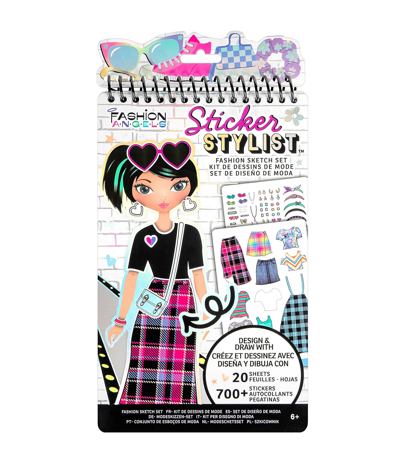 Sticker Stylist Fashion Sketch Set