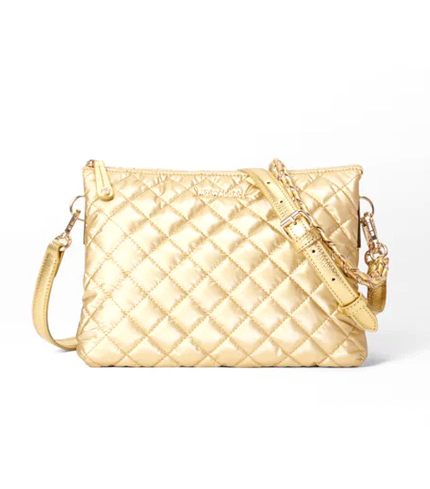 Large Crosby Pippa Light Gold Pearl Metallic