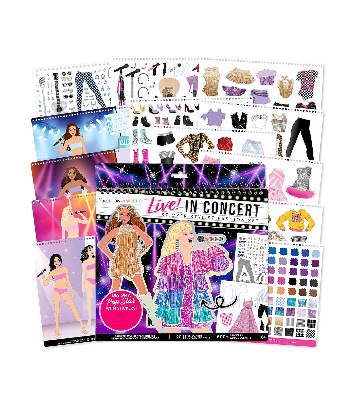 Live in Concert Sticker Stylist Fashion Set